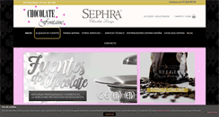 Desktop Screenshot of chocolatefontaine.es